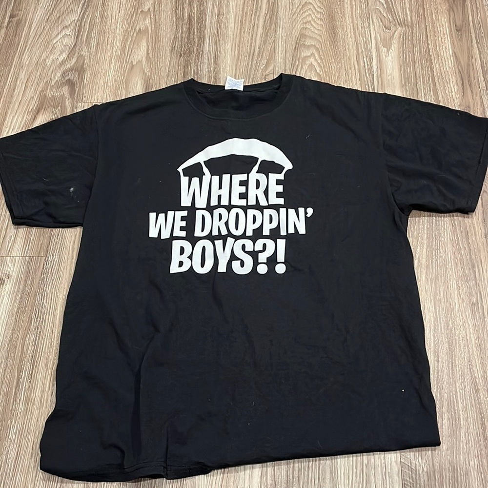 Fortnite - where we droppin - Tee shirt